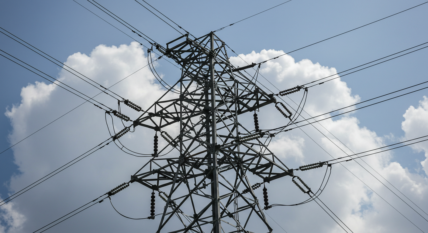 powerline towers