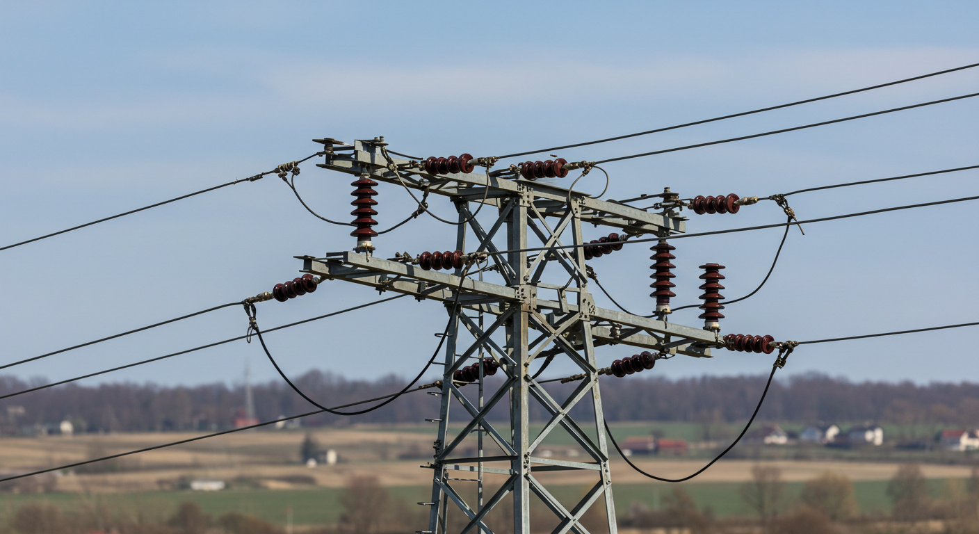 utility towers
